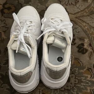 Unworn Nike White and Gray Sneakers